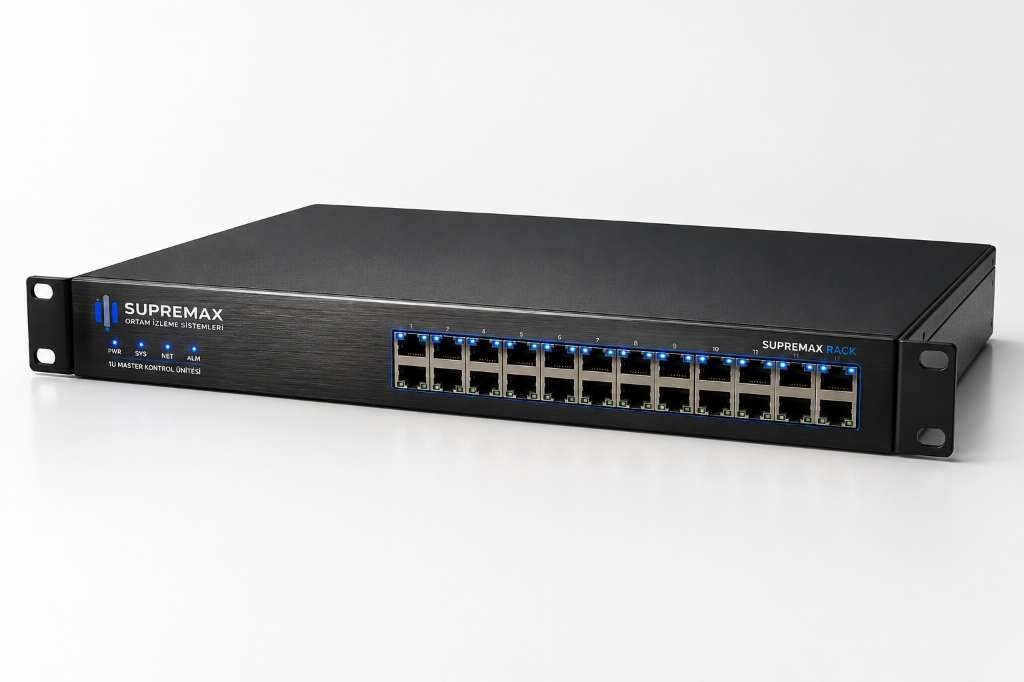 Supremax 1U Rack Ortam İzleme Cihazı